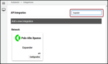 Xpanse Expander - Search for Connector